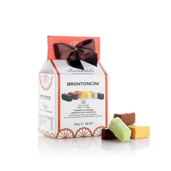 Nougat-pralinen Torroncini, gemischte Geschmacksrichtungen