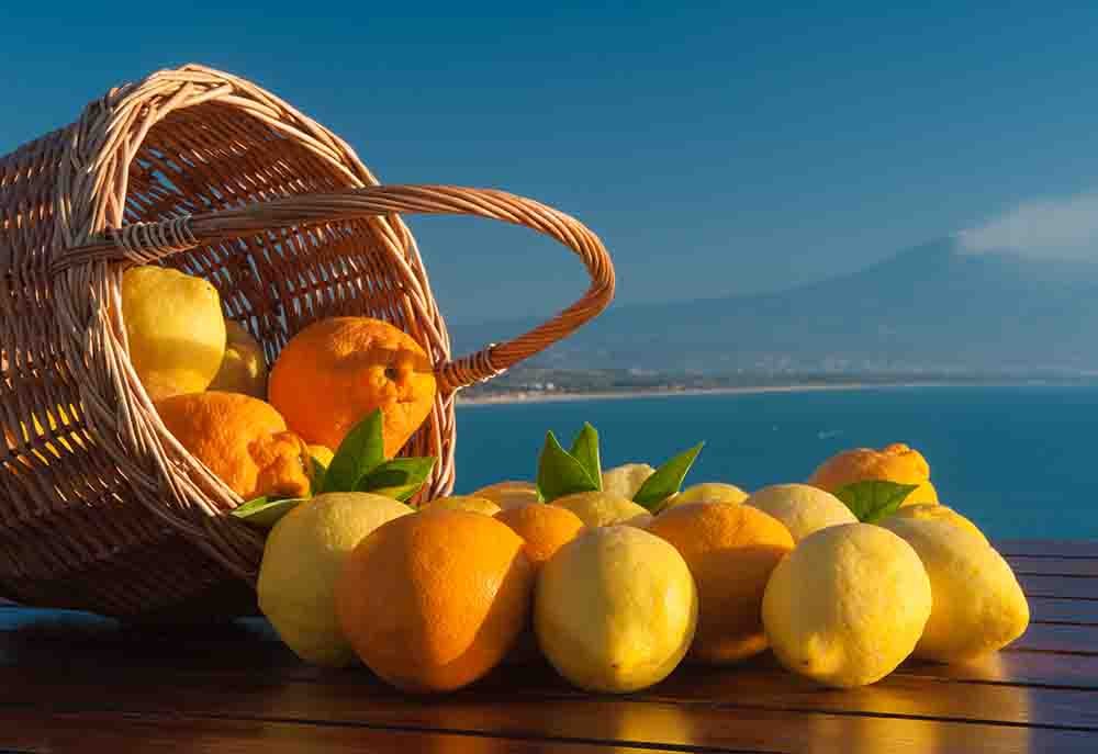 Sizilianische Orangen, Marmelade, sizilianische Zitronen